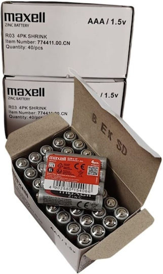 Maxell Zink-Batterien Zink AAA 1.5V 4Stück