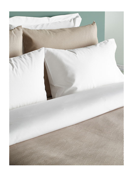 Vesta Home Piqué Decke Einzeln 170x250cm Grau