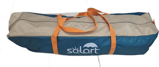 Solart Αυτόματη Σκηνή Camping Μπλε 3 Εποχών για 4 Άτομα 230x230x165εκ.