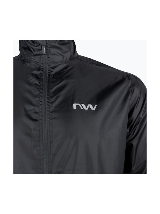 Northwave Vortex Waterproof Cycling Windbreaker Jacket Long sleeve Black