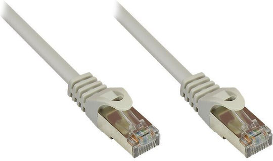 Good Connections S/FTP Cat.5e (Gigabit) Мрежов Кабел Ethernet 0.5м Сив