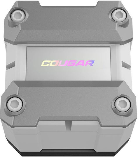 Cougar Poseidon Ultra 360 Water Cooling System AIO CPU with 3 120mm Fans and ARGB Lighting White