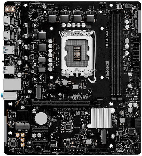 ASRock B860M-H2 Motherboard Micro ATX with Intel 1851 Socket