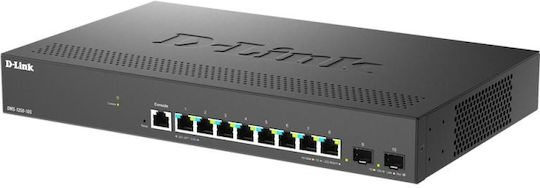 D-Link DMS-1250-10S/E Verwaltet L2 Switch mit 8 Ports Ethernet und 2 SFP Ports