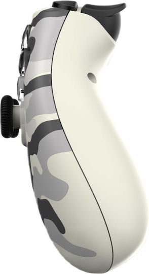 Freaks and Geeks 140142C Ασύρματο Gamepad για PS4 White Camo