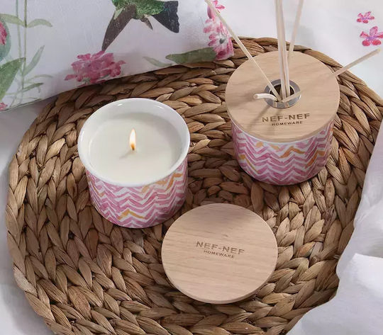 Room Fragrance with Sticks Pink Blossoms 200ml Pink Nef-nef Homeware