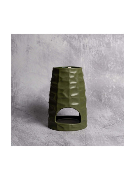 Kεραμικός Αρωματιστής Χώρου Wax Burner "chisseled Army" Scentchips Χακί 10χ10χ15 850129