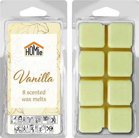 HOMie Fragrance Wax Melt with Scent Vanilla 57482 80gr