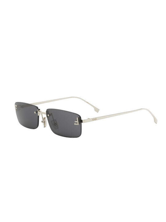 Fendi Ochelari de soare Argintiu cu Cadru & Argintiu Lentilă Fendi Ochelari de soare Argintiu cu Cadru & Argintiu Lentilă