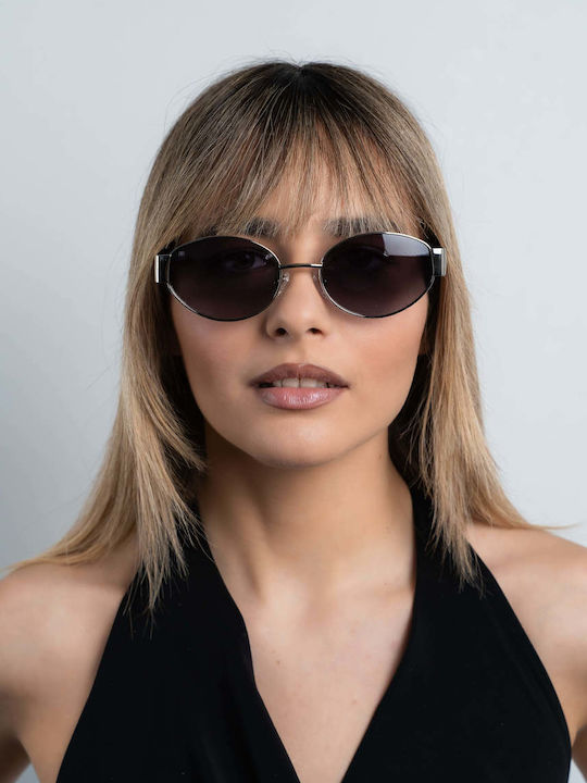 Red Raven Adriana Unisex Ochelari de soare cu Violet Cadru și Violet Polarized Lentilă
