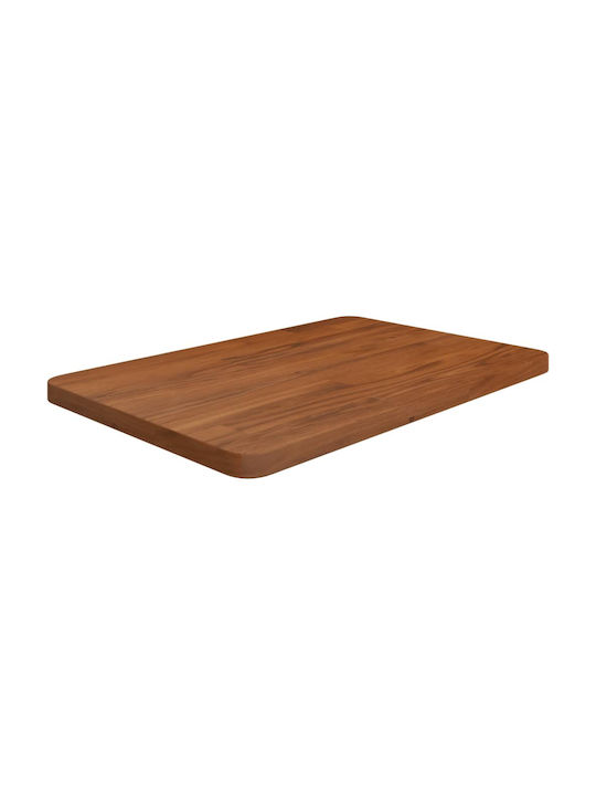 vidaXL Rectangular Bathroom Vanity Unit made of Solid Wood Dark Brown 60x40x2.5cm 343054 1pcs