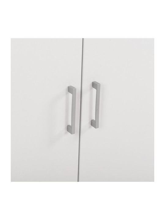 HomeMarkt Jaslyn Loft Dulap Rectangular Din Placă Din Lemn Agregat În Culoare Albă 80.2x42x6cm HM350.05