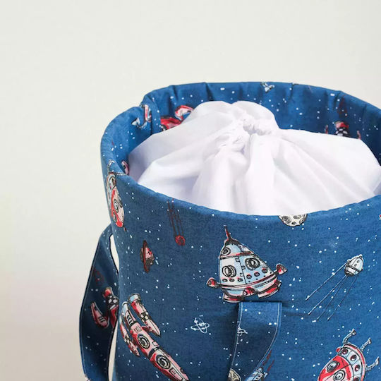 Beauty Home Baptism Cloth Box Spaceships 30x30cm