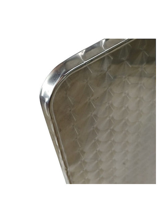 Karekla by Fragkoulakis Square Table Surface Aluminum in Silver Color 60x60x1.8cm MTB-00451 1pcs
