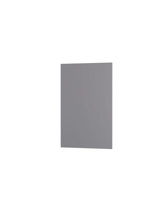 Alphab2b Craft Rechteckiges Seitenansicht aus Spanplatte Graphit 44,6x71,3x1,6cm WASH45C01
