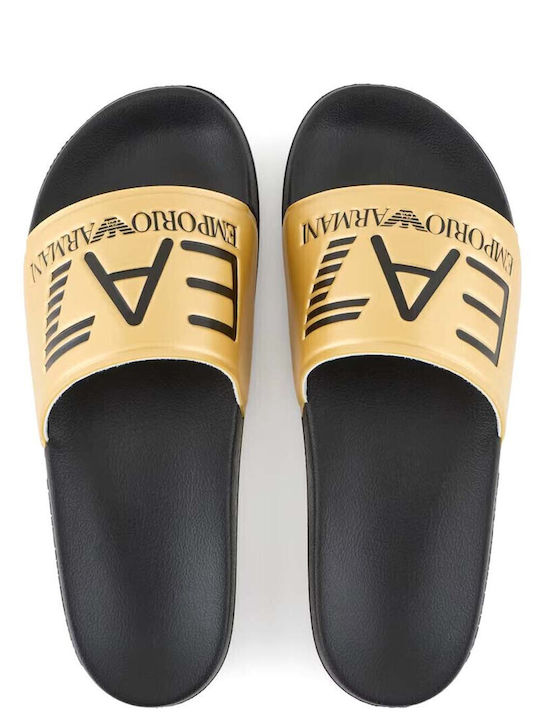 Women's Slides Gold