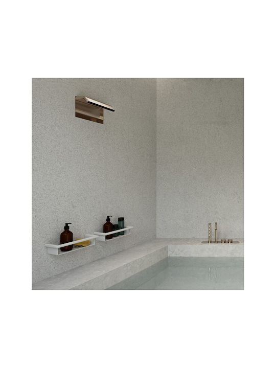 Verdi Lamda Haken Badezimmer Doppelt Schrauben ​38x110cm White Matt
