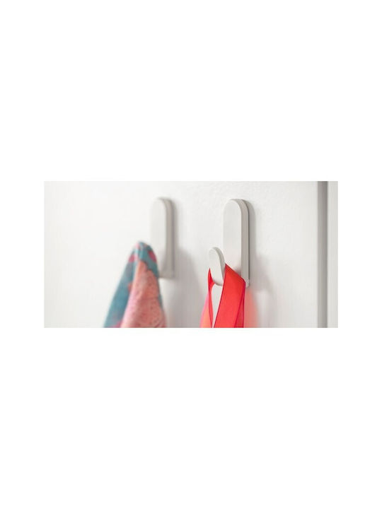 Inofix Single Wall-Mounted Bathroom Hook ​6.5x2.5cm Silver