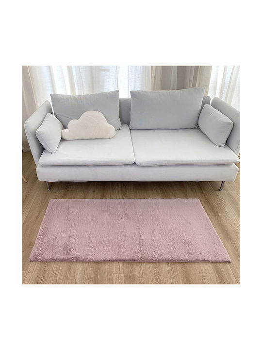 Anna Riska Felicity Set Modern Covoare pentru dormitor din bumbac Blush Pink 433583 3buc