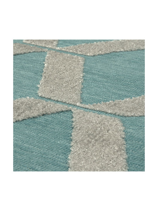 Beauty Home Resort Art 9961 Summer Bedroom Rugs Set Turquoise 9961-ΣΕΤ 3pcs