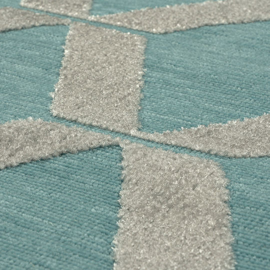 Beauty Home Resort Art 9961 Summer Bedroom Rugs Set Turquoise 9961-ΣΕΤ 3pcs