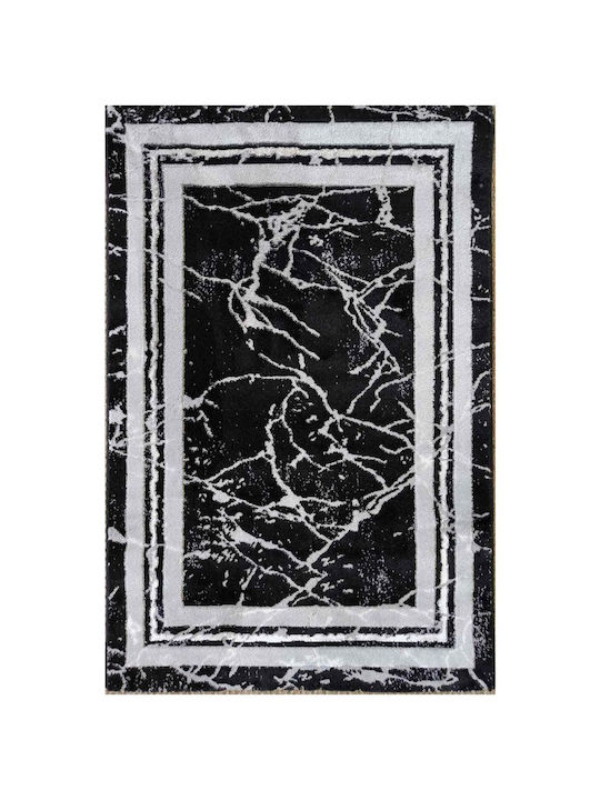 Marmo Carpet Cement Modern Bedroom Rugs Set Cement - Ανθρακί 100-1112-5 3pcs