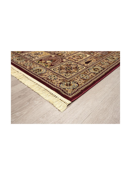 Newplan Persia 6283 Burgundy Με Κροσσι Σετ Χαλιά Κρεβατοκάμαρας Klassik Μπορντό 5-30-KLASSIK-6283A-SET067(2x140,1x200) 3τμχ