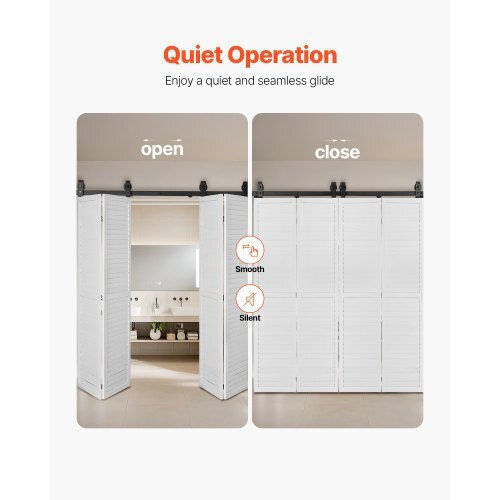 Vevor Sliding Door Mechanism 193.04cm Black