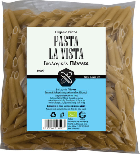 Βιο Αγρός Πένες Pasta la Vista Βιολογικές 500gr
