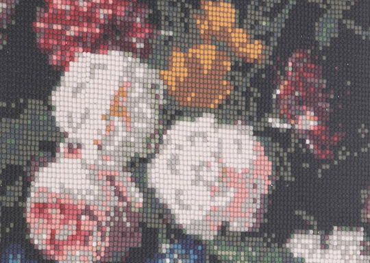 Grafix Диамантена мозайка с цветя 40x50см