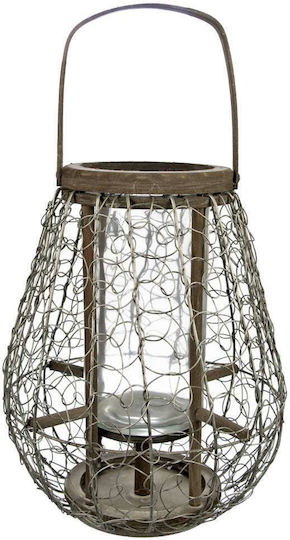 Art et Lumiere Φαναράκι Μεταλλικό Επιδαπέδιο Μπεζ 26x26x32εκ. Art et Lumiere Φαναράκι Μεταλλικό Επιδαπέδιο Μπεζ 26x26x32εκ.