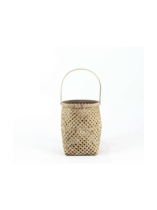 Zaros Laterne Bamboo Beige 16x16x20cm 1Stück