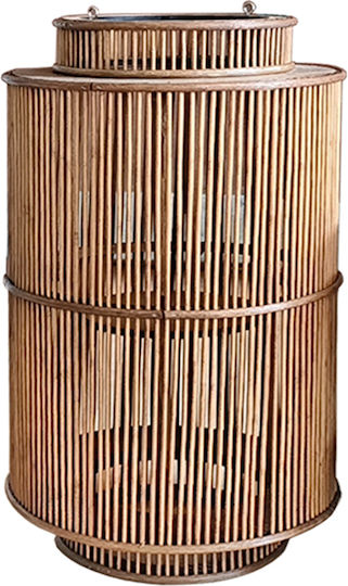 Zaros Laterne Rattan Beige 29x29x51cm 1Stück Zaros Laterne Rattan Beige 29x29x51cm 1Stück