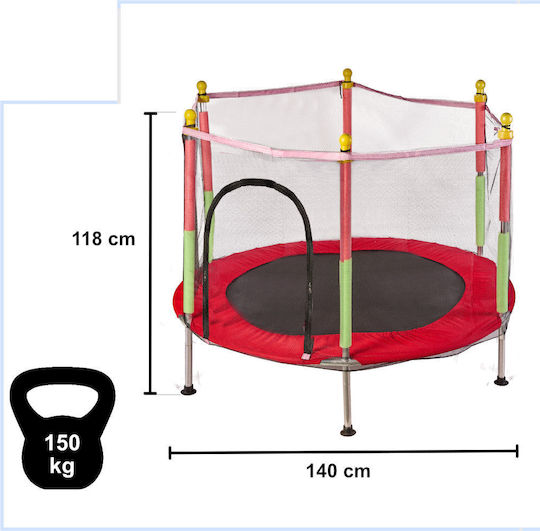 ikonka Outdoor Trampoline 140cm with Net