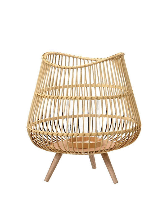 Kaemingk Laterne Bamboo Braun 36x36x41cm 1Stück