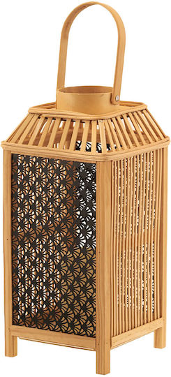 TnS Laterne Bamboo Schwarz 21x21x46cm 1Stück