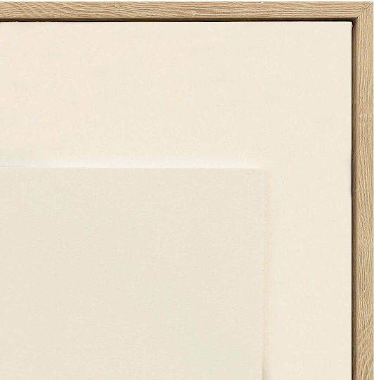 Panou Decorativ din Lemn cu Ramă Texturată 3D în Relief 75x3.5x116 Cm Aria Trade