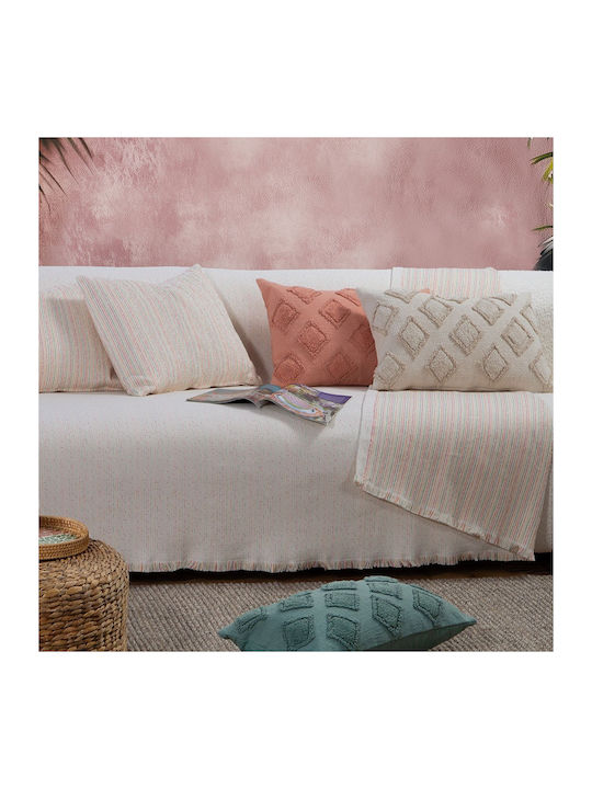 Nef-Nef Homeware Malta Ριχτάρι Πολυθρόνας Ζακάρ 170x180εκ. Multi