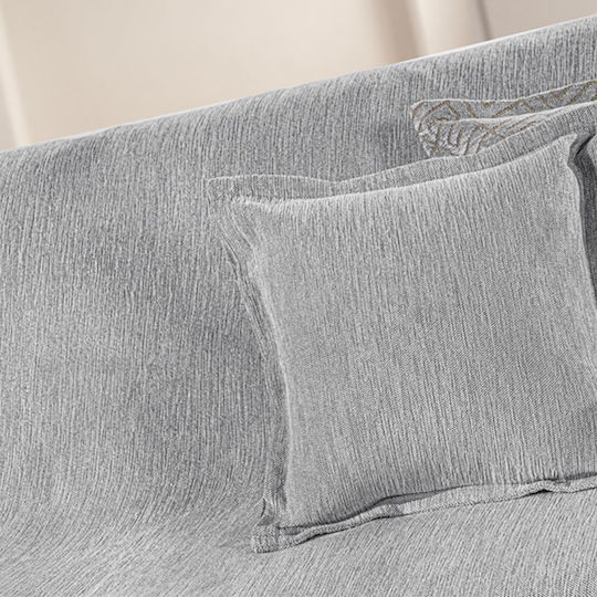 Guy Laroche Perth Cuverturi Pentru Canapea 3 Locuri Chenille 180x300 cm Gri