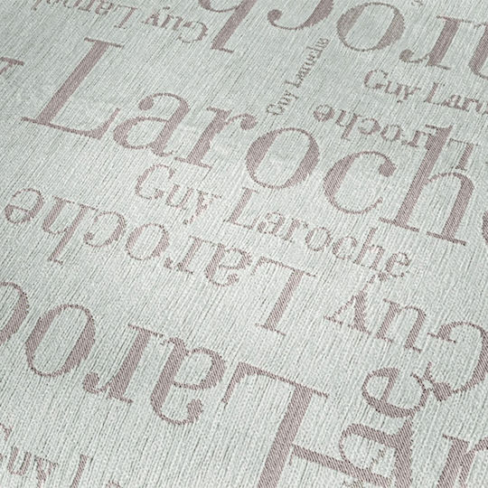 Guy Laroche Stamp Ριχτάρι Τριθέσιου Καναπέ Chenille 180x300εκ. Silver