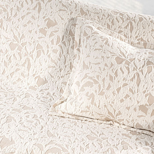 Guy Laroche Blossom Покривка Фотьойл Шенил 180x145см Натурален