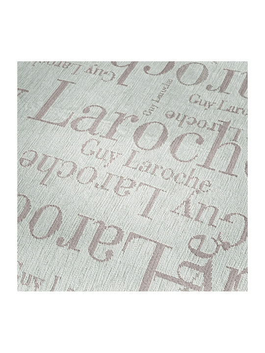 Guy Laroche Stamp Ριχτάρι Διθέσιου Καναπέ Chenille 180x250εκ. Silver 1133030125008