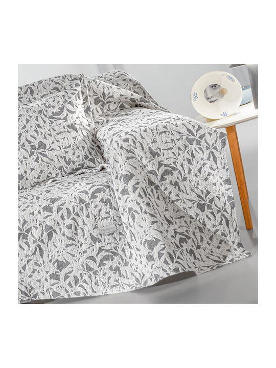 Guy Laroche Blossom Ριχτάρι Πολυθρόνας Chenille 180x145εκ. Smoke