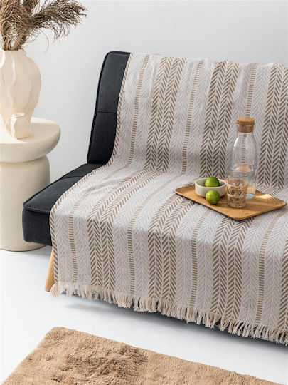Palamaiki Decken & Couchdecken Sesselüberwurf 180x180cm Beige