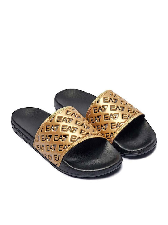 Emporio Armani Slides Χρυσά Emporio Armani Slides Χρυσά