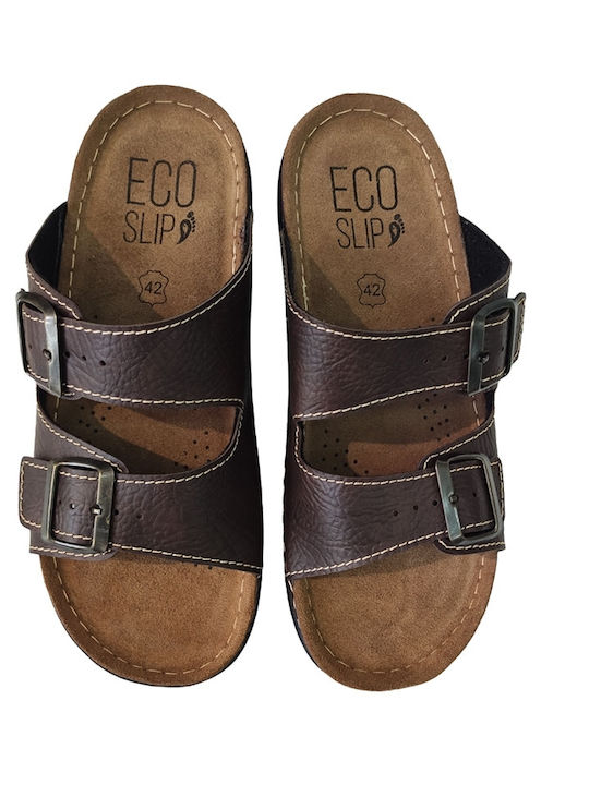 Herrensandalen in Braun Farbe