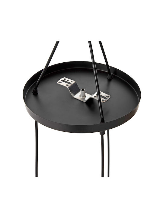 HomeMarkt Висящо Осветително Тяло Черен с Цокъл E27 25x22x25см.