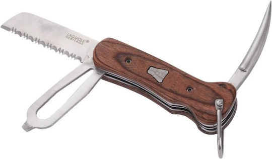 Laguiole Heritage Klapp-Segelmesser Braune Lederhülle 40.273.013