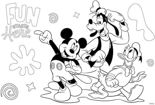 Bloc de desen Mickey 23x33, 40 file