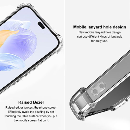 Techsuit Back Cover Silicon Transparent (Nothing Phone (3a))